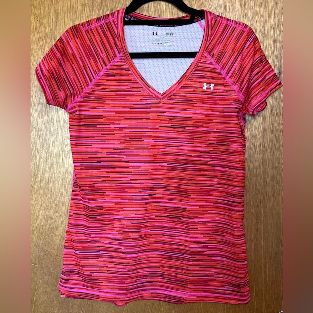 Under Armour Women's Pink Striped Top
